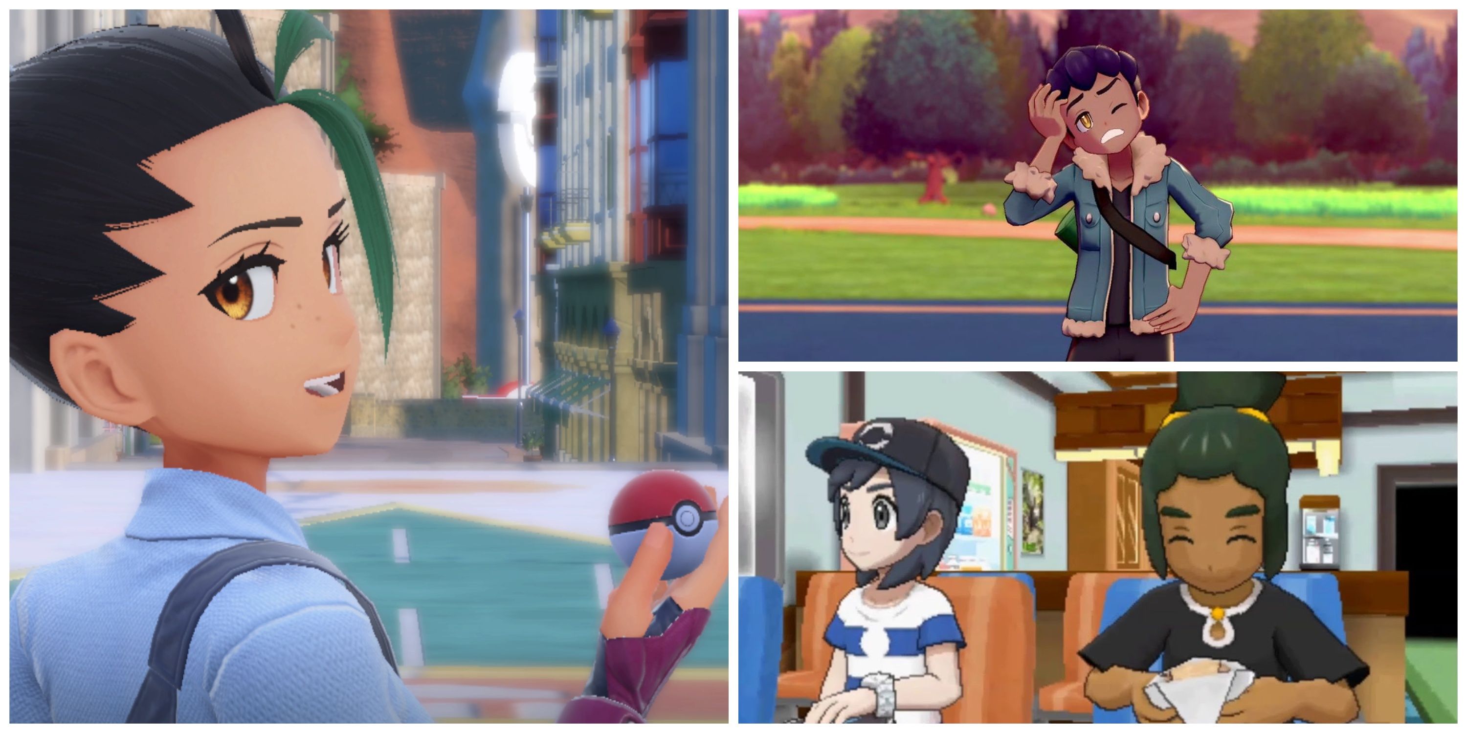 pokemon rivals: nemona, hau and hop