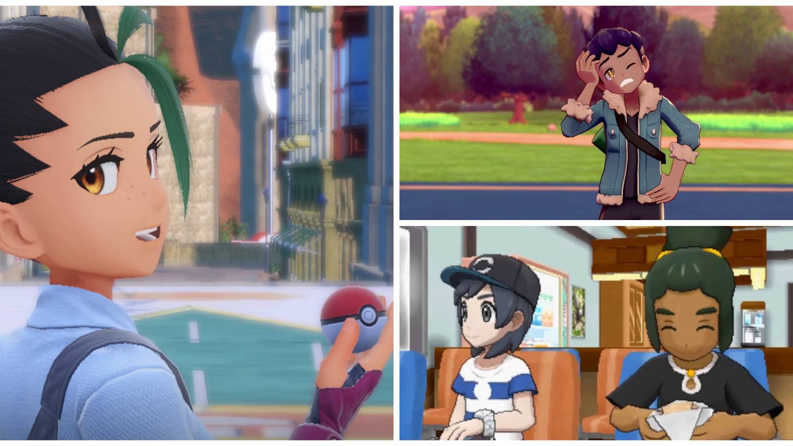 pokemon rivals: nemona, hau and hop