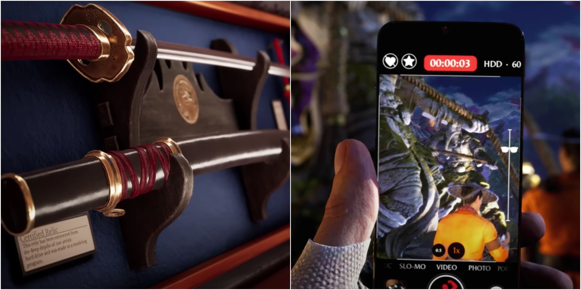 Sento Sword And Johnny Cage's Phone