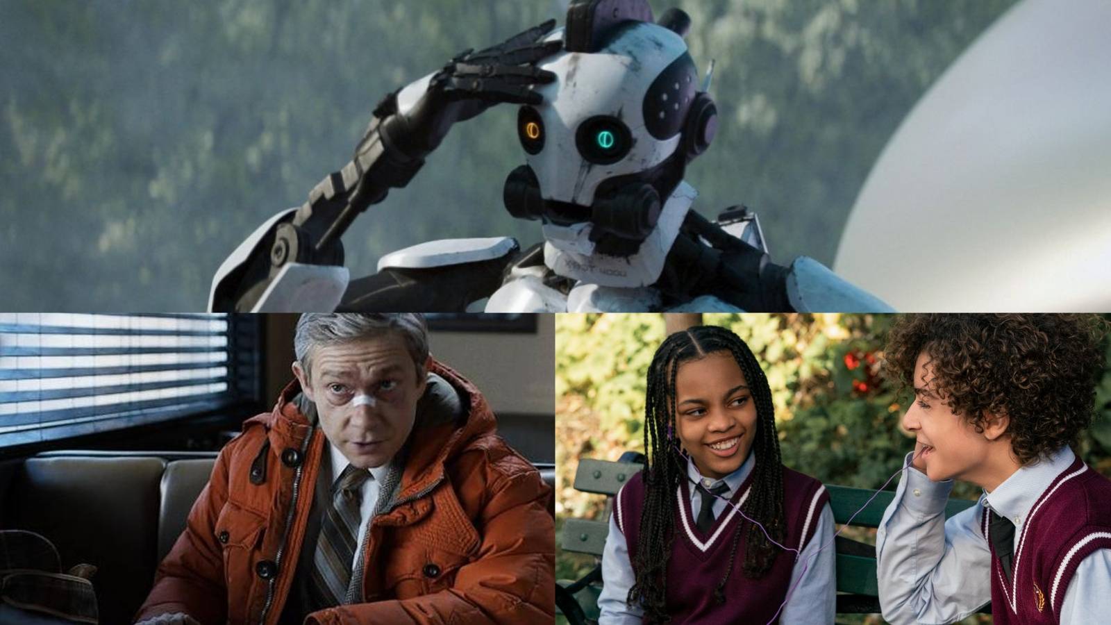 Collage of scenes from anthology tv shows