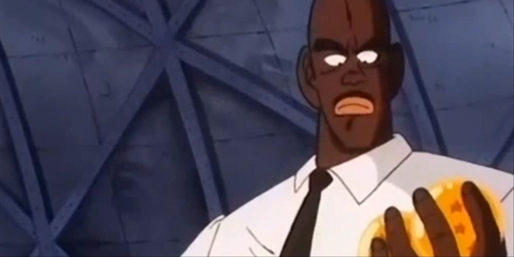 Staff Officer Black Holding Two Dragon Balls in Dragon Ball