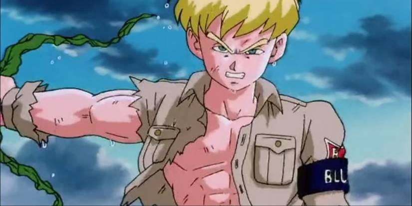 General Blue Agry After Surviving An Explosion In DRagon Ball