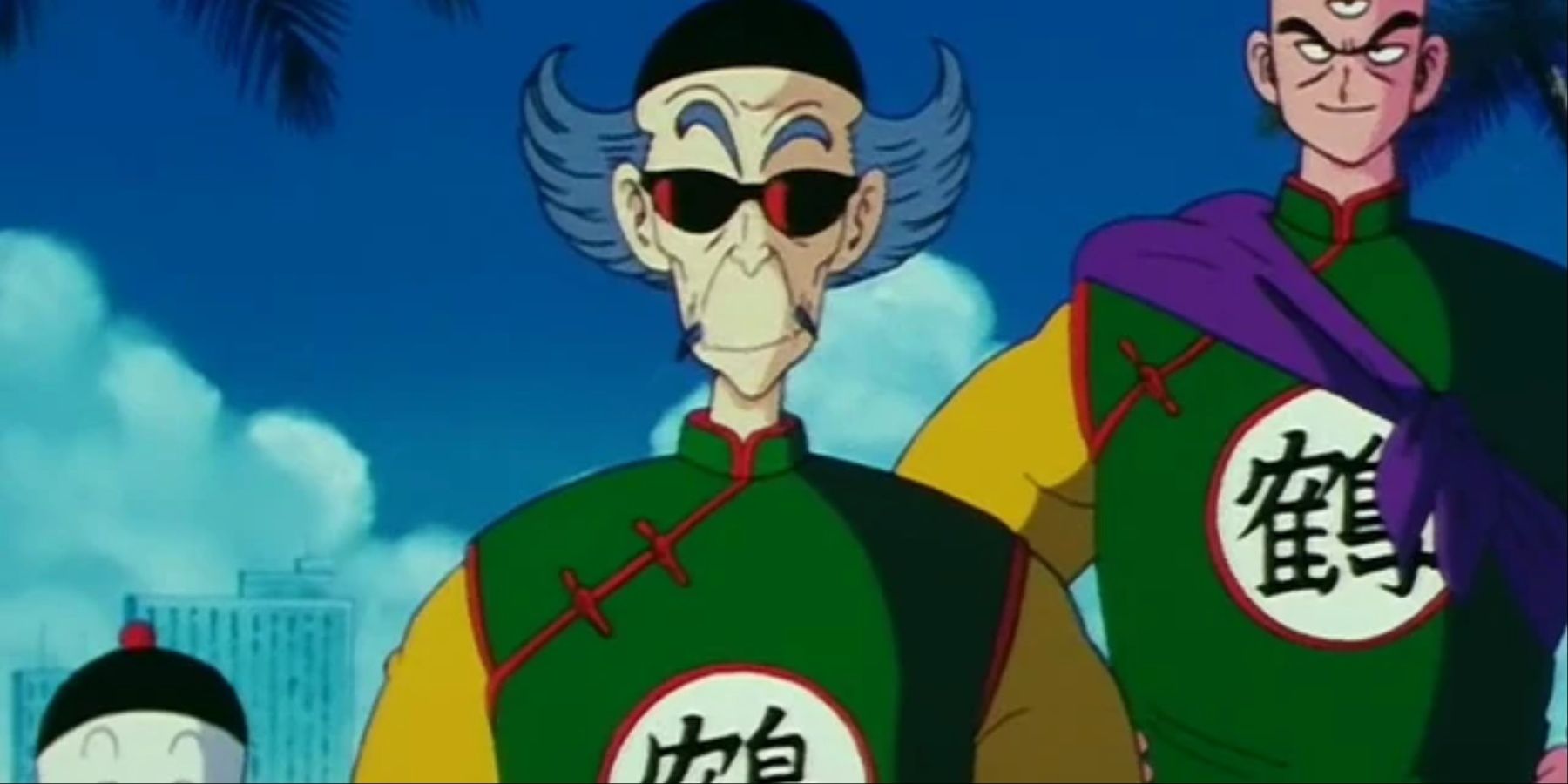 Master Shen with his Students At the World Martial Arts Tournament In Dragon Ball
