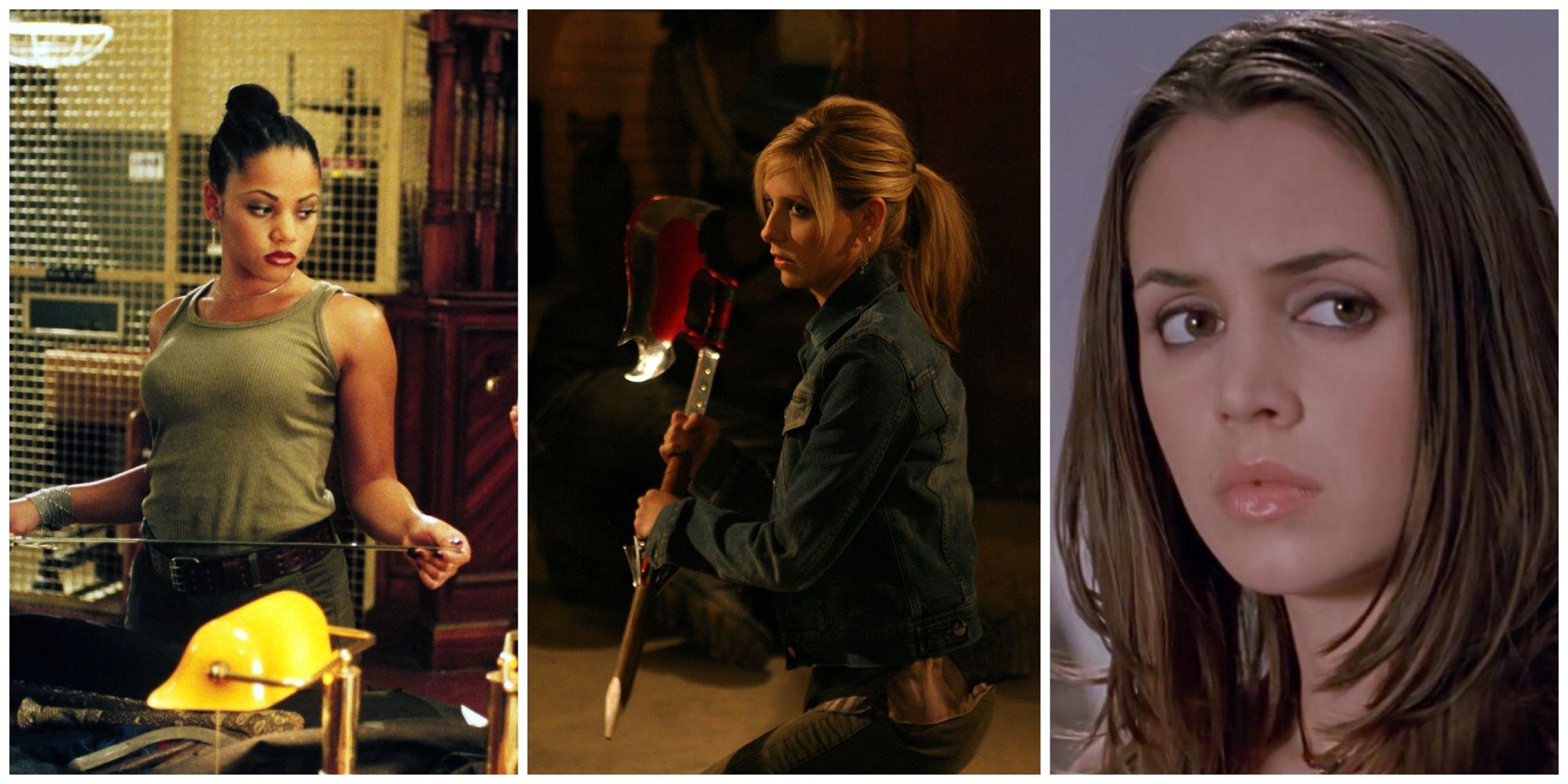 Kendra, Buffy, and Faith in Buffy the Vampire Slayer