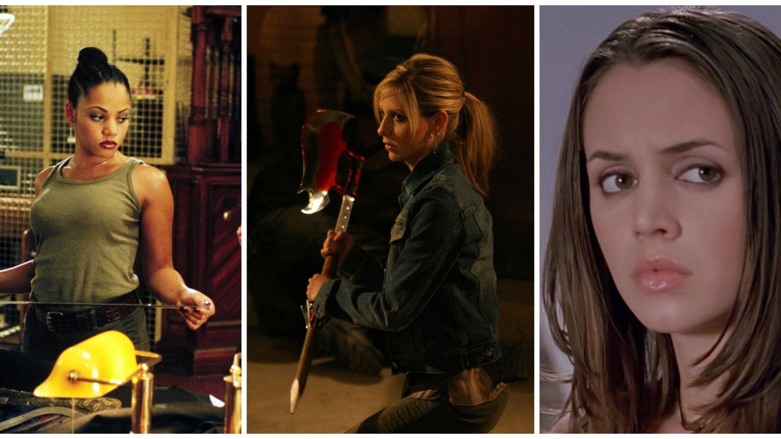 Kendra, Buffy, and Faith in Buffy the Vampire Slayer