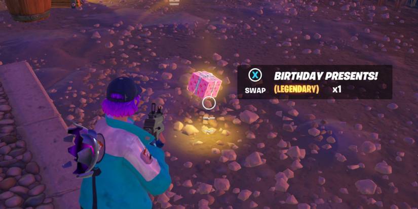 finding birthday presents as floor loot