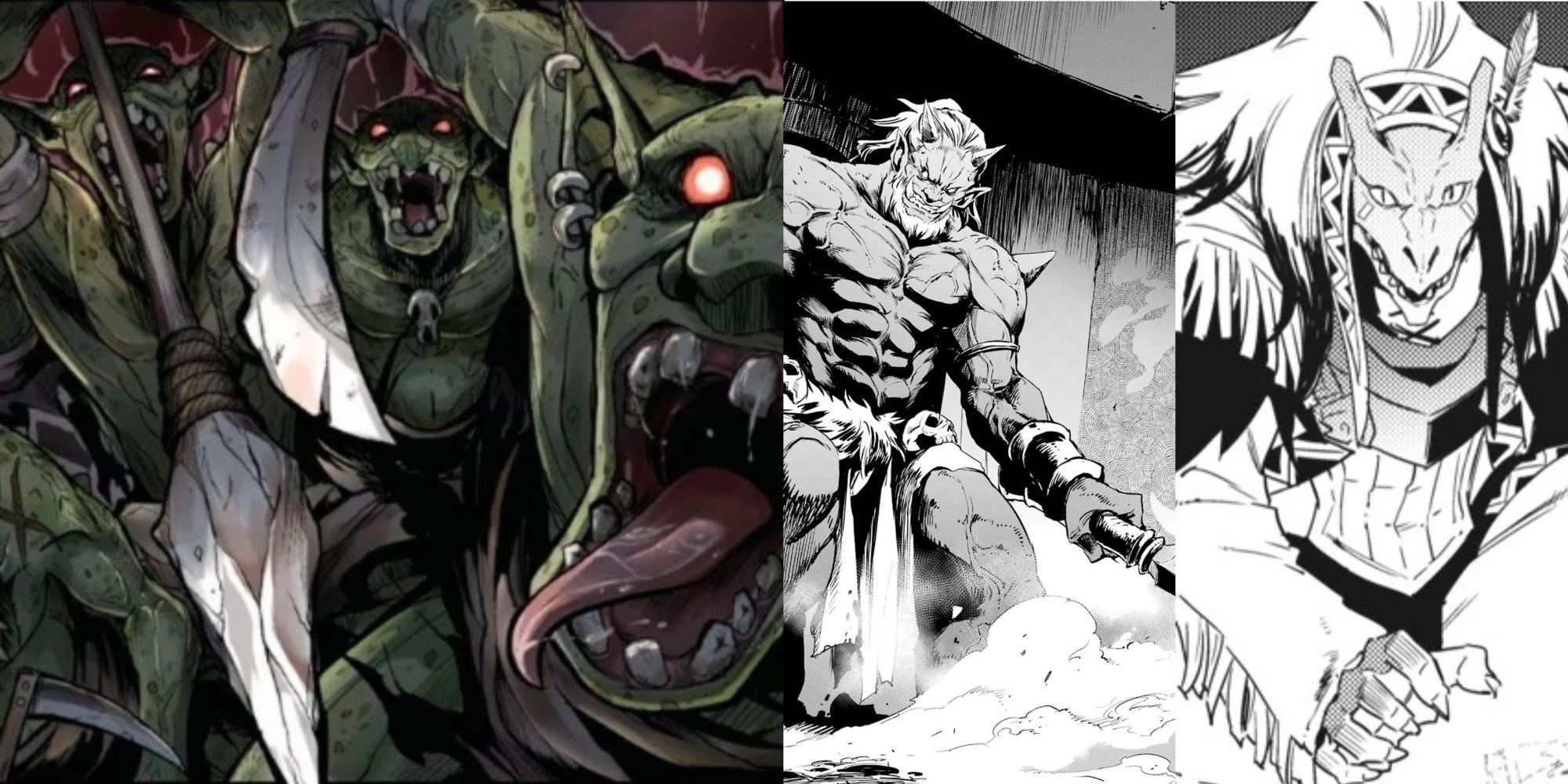 Goblins, ogres and lizardmen