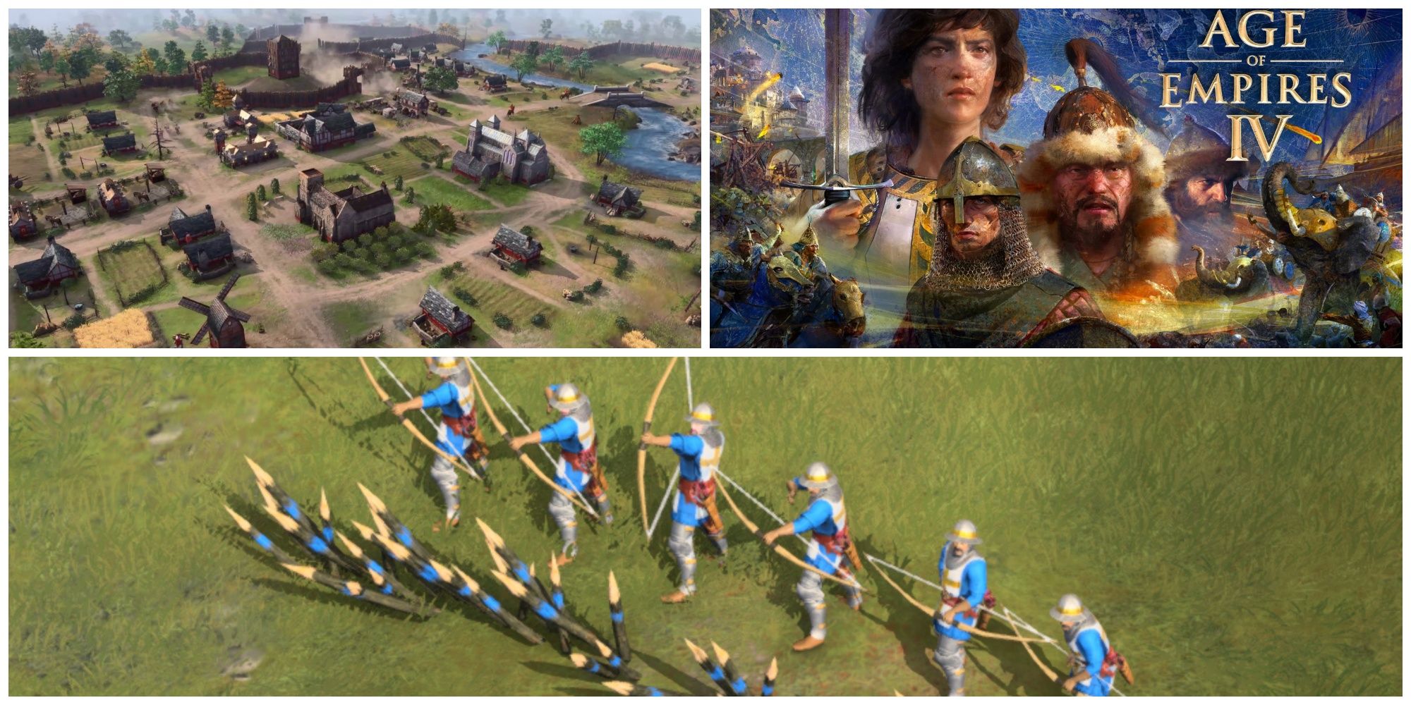 Age of Empires 4 Beginning Factions Split Image 