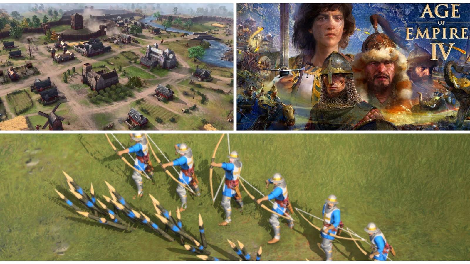 Age of Empires 4 Beginning Factions Split Image 