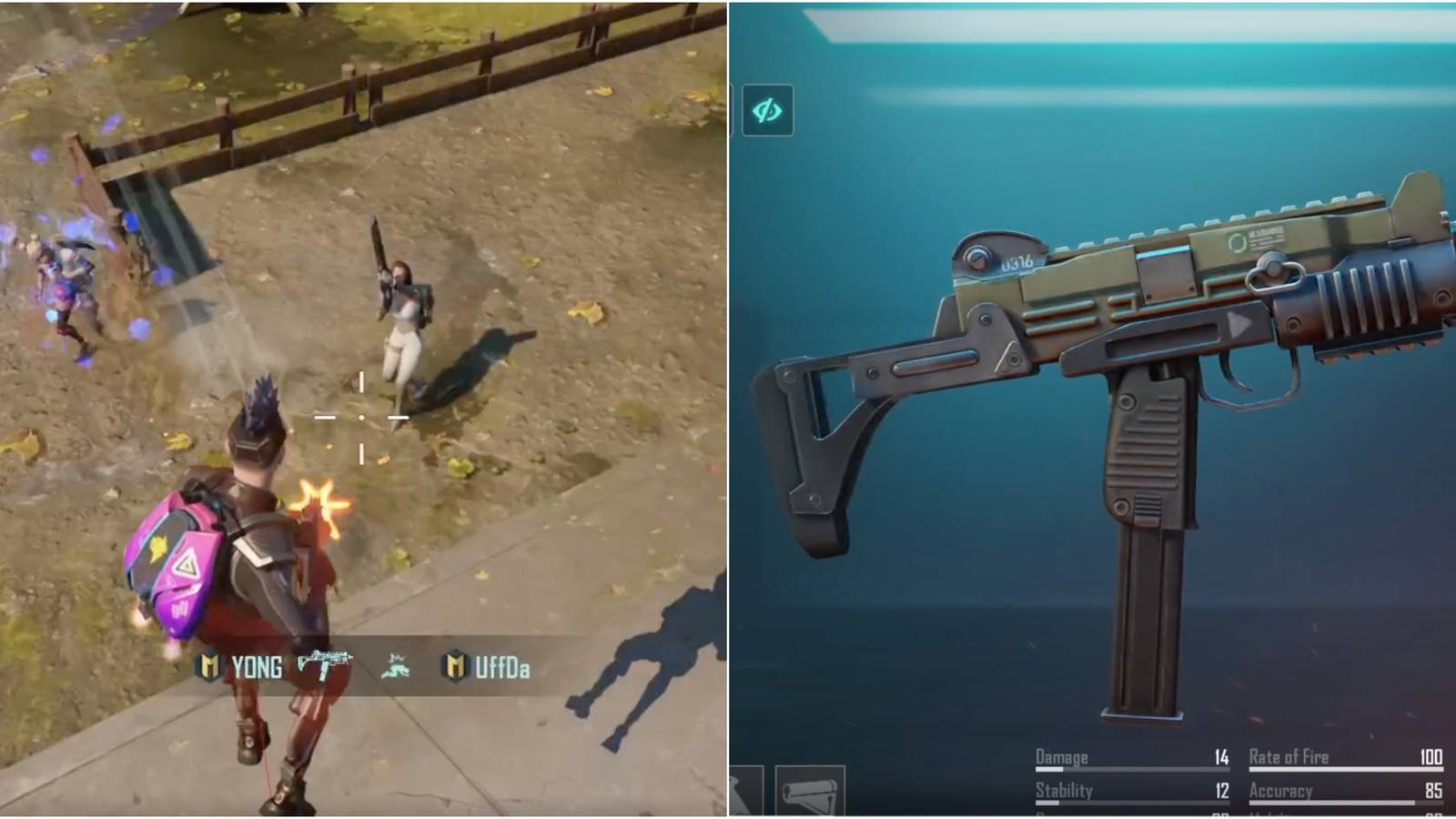 Uzi Being Fired At Enemies In Farlight 84