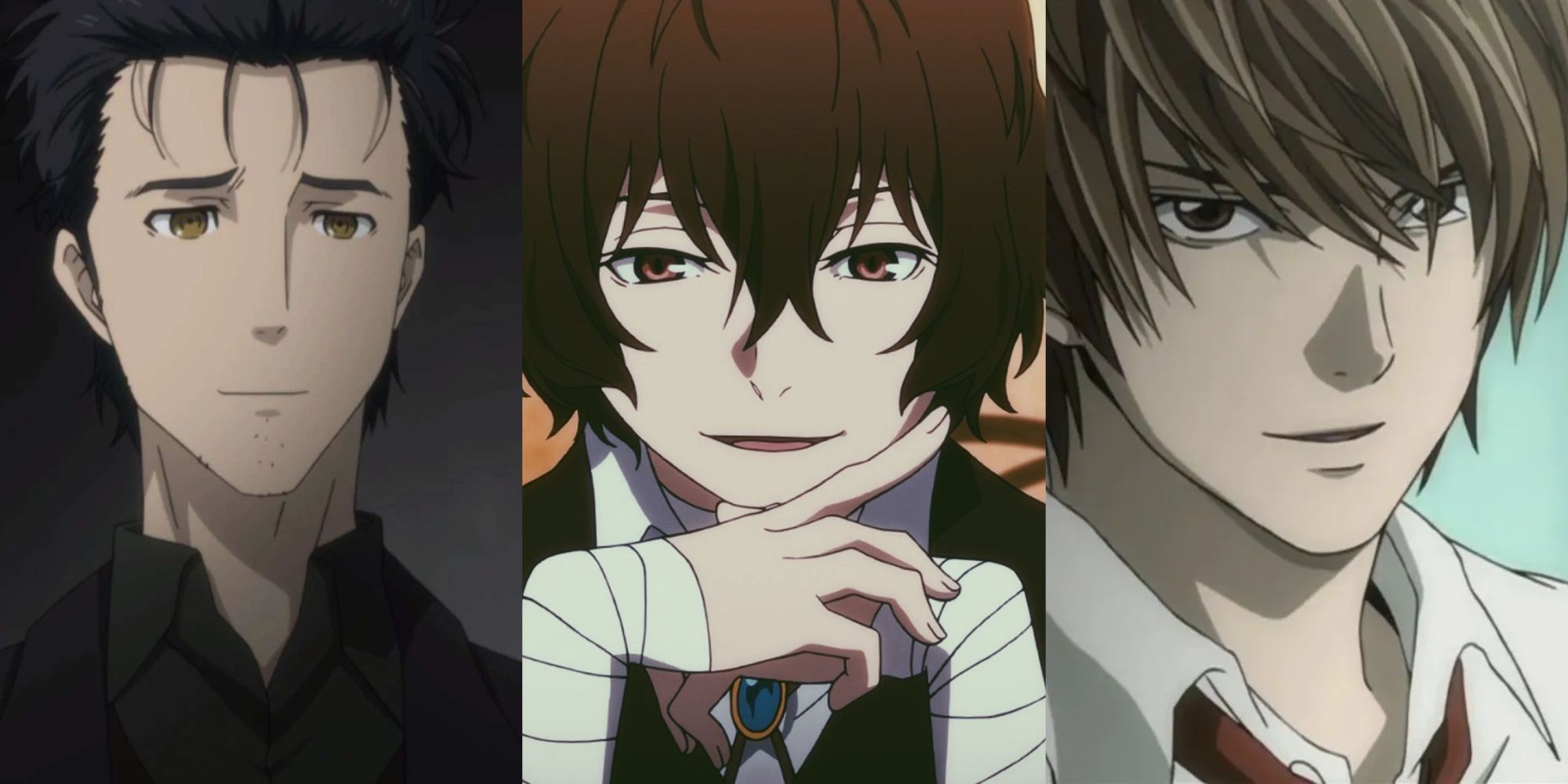 okabe rintarou osamu dazai light yagami