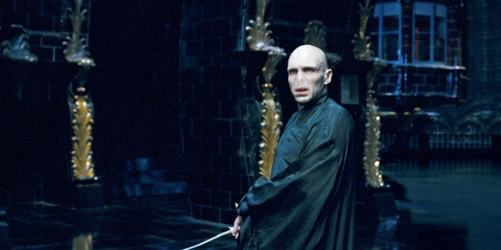 Ralph Fiennes as Voldemort in Harry Potter and the Order of the Phoenix
