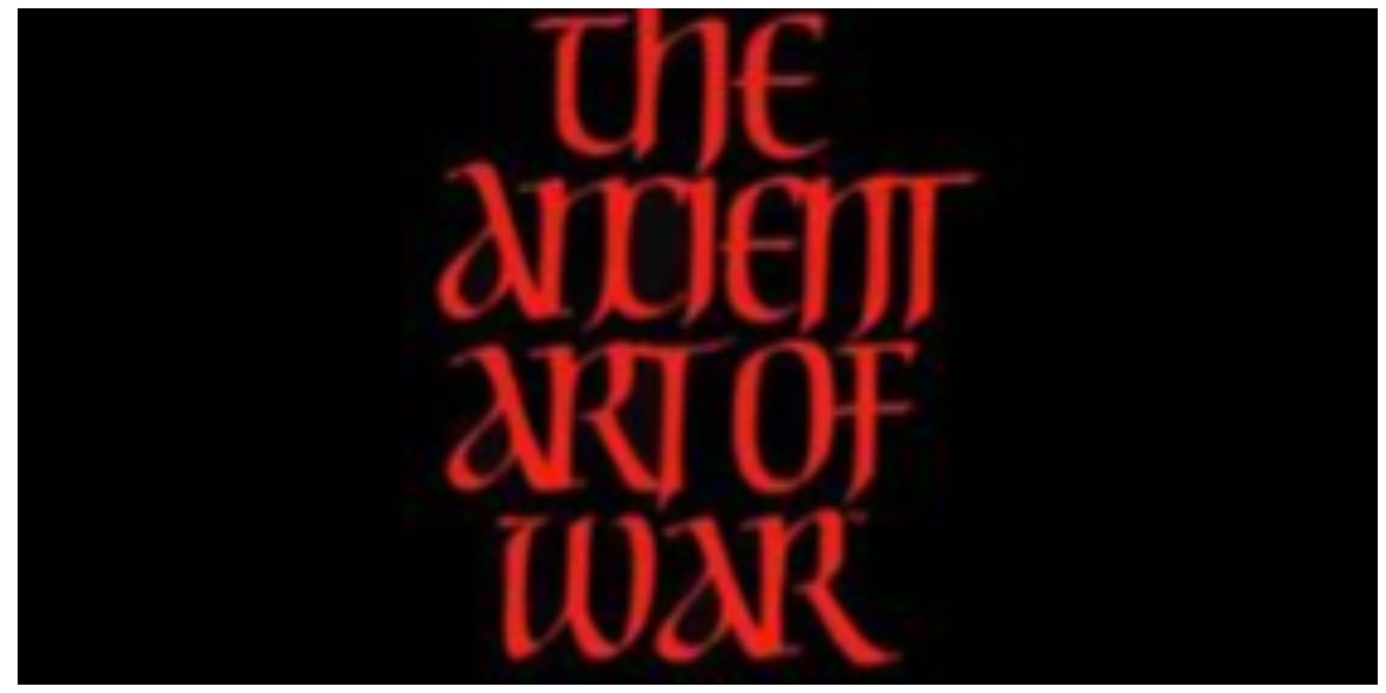 The Ancient Art Of War title screen