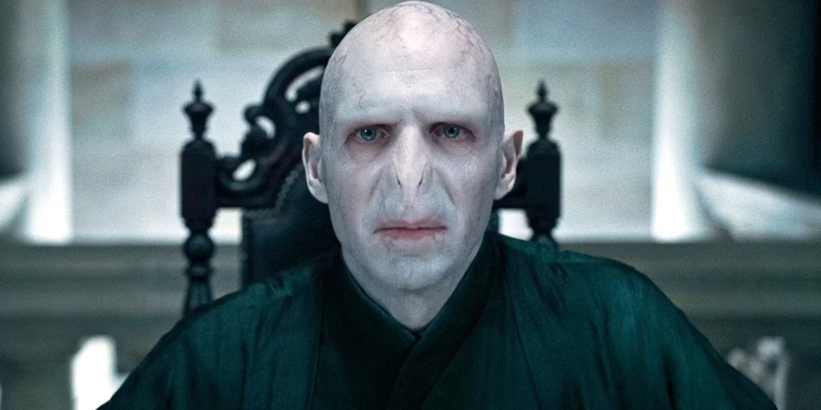 Ralph Fiennes as Voldemort in Harry Potter and the Deathly Hallows Part 1