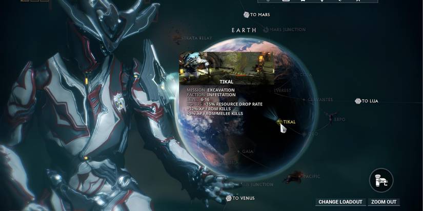 Dark Sector Tikal Earth node in Warframe
