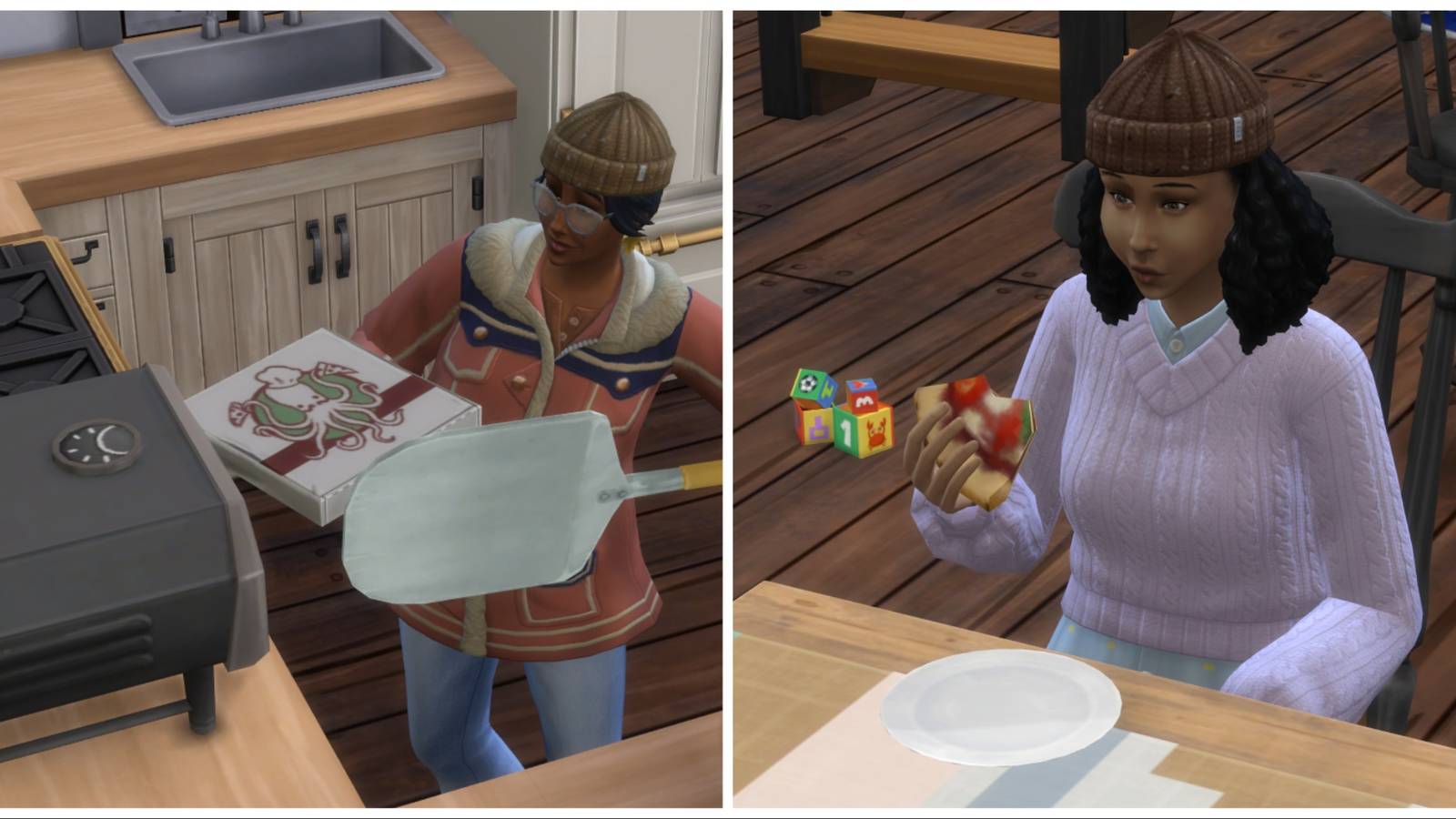 making homemade pizza with the pizza oven