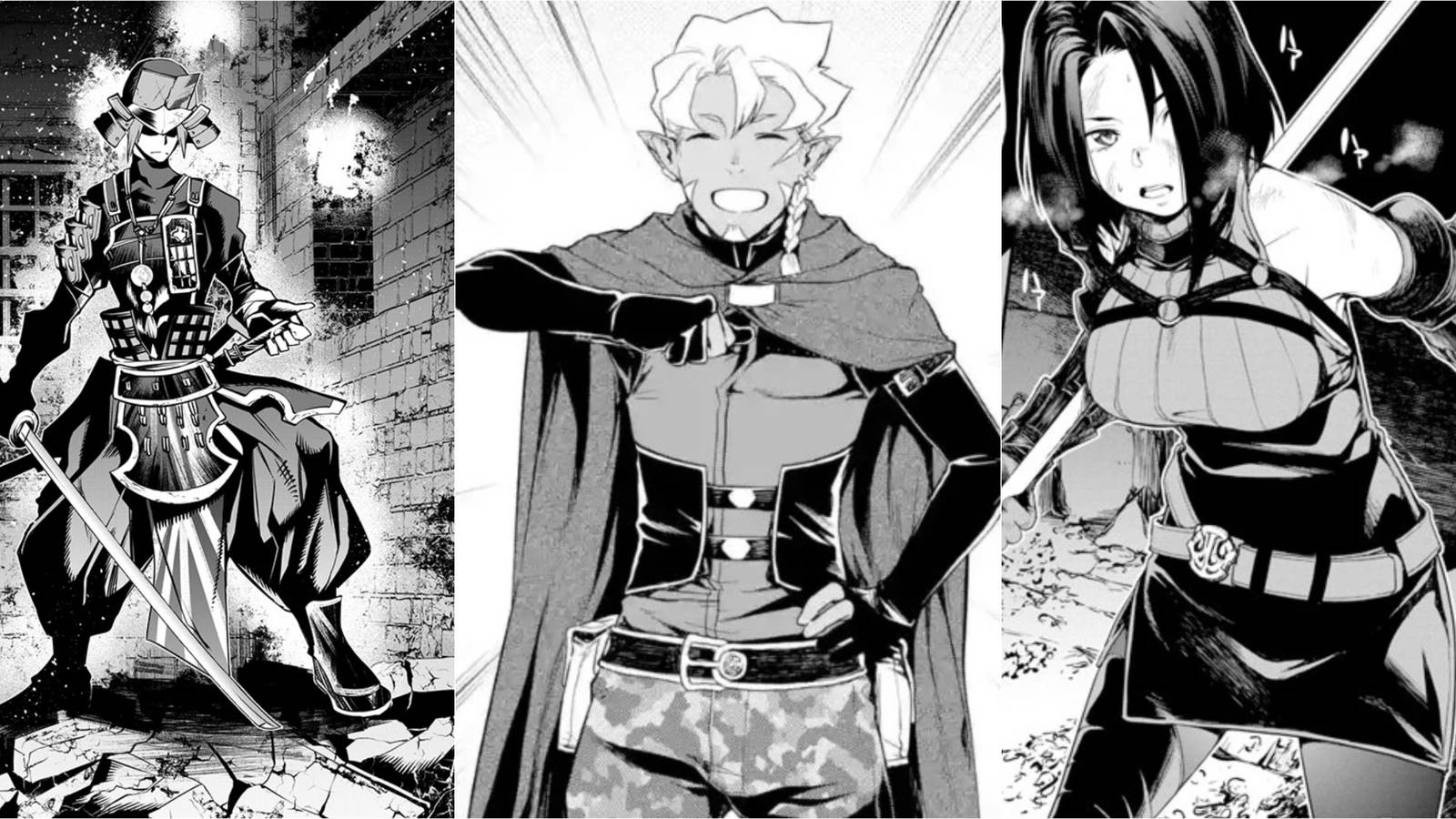 Captain Female Warrior and Half-Elf Scout