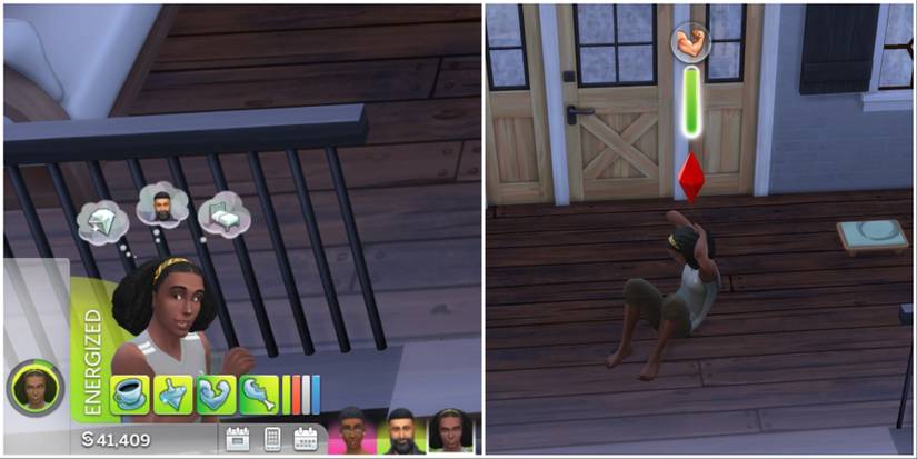 sim exercising while energized