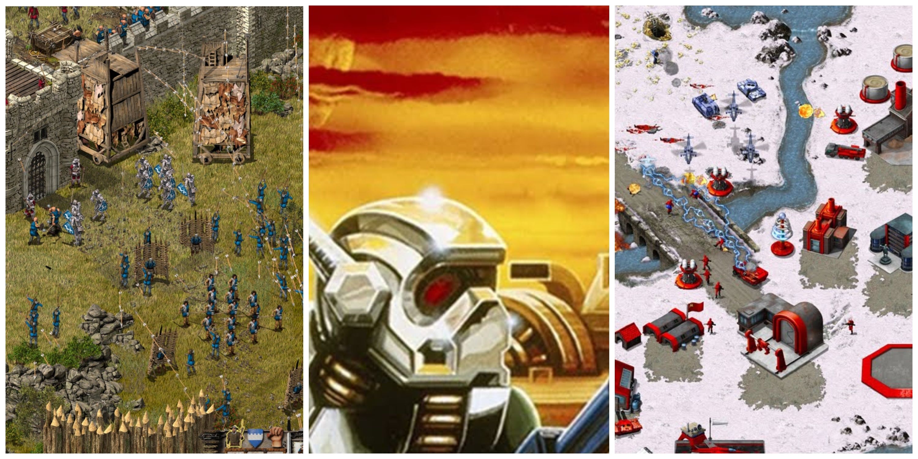 Best Retro RTS Games - Stronghold + Dune 2 + Red Alert