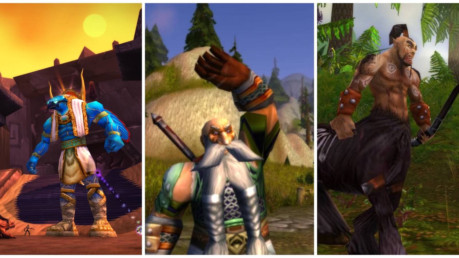 collage of images from world of warcraft