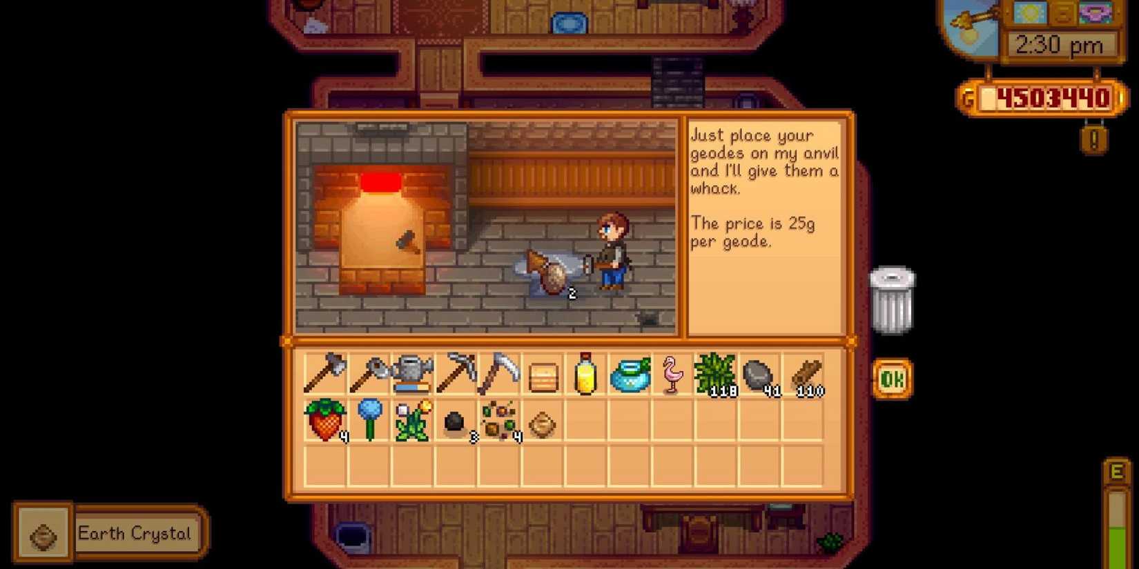 blacksmith stardew valley