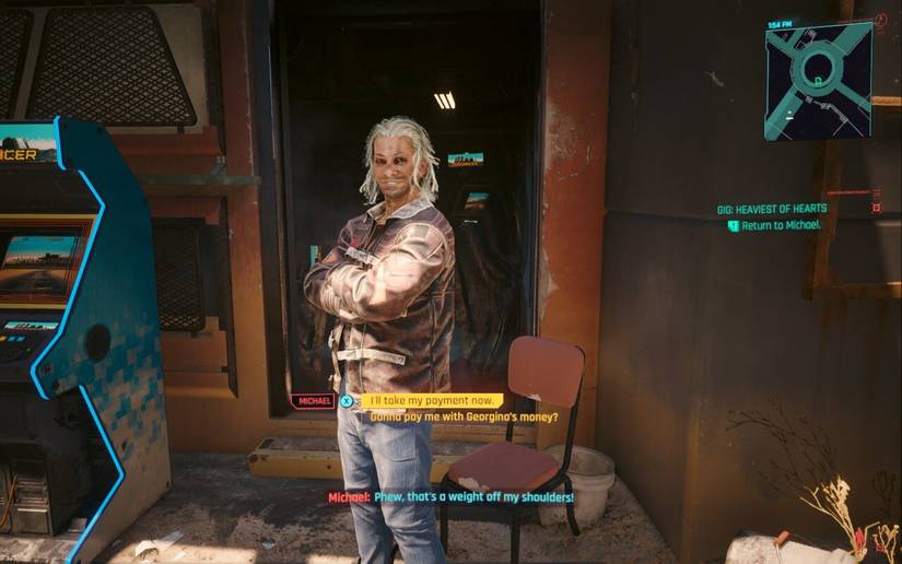 cyberpunk 2077 heaviest of hearts gig