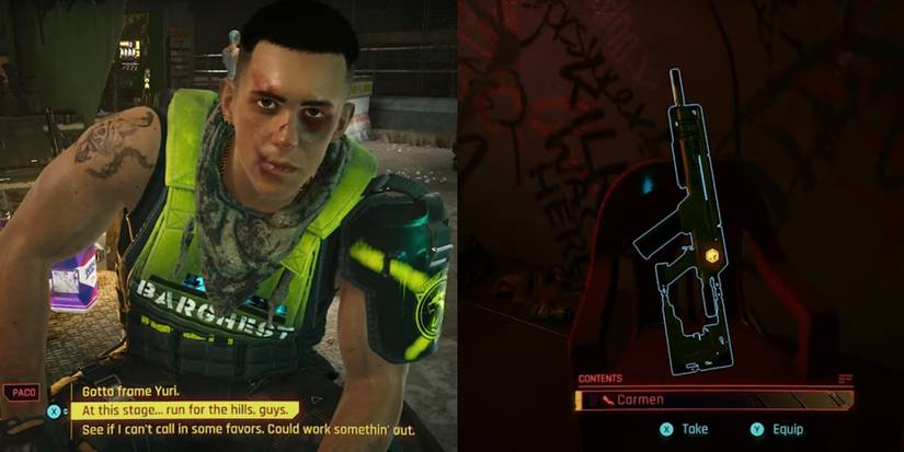 Cyberpunk 2077 Phantom Liberty Iconic Weapons Carmen