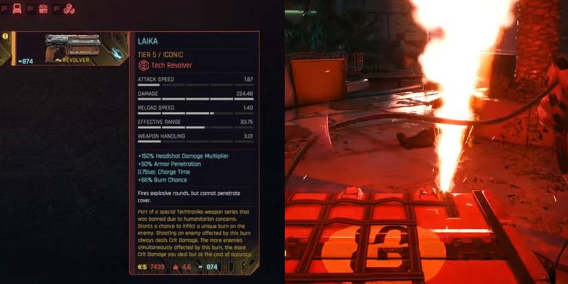 Cyberpunk 2077 Phantom Liberty Iconic Weapons Laika