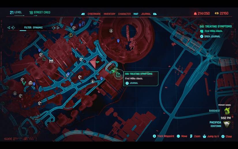 cyberpunk 2077 treating symptoms walkthrough