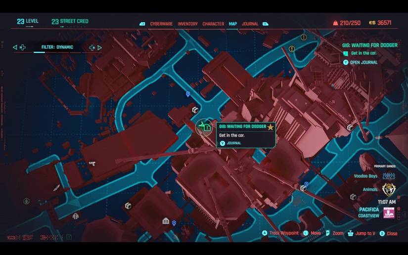 cyberpunk 2077 waiting for dodger walkthrough
