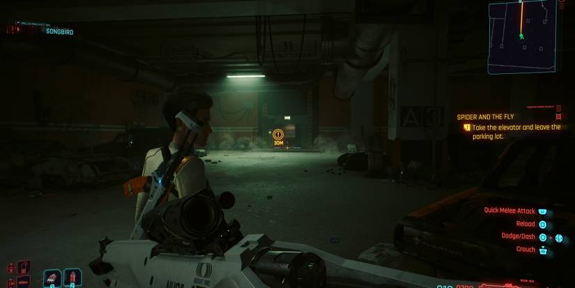 myers and v in the parking lot