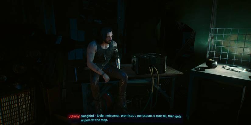 talking to johnny silverhand in the dogtown hideout