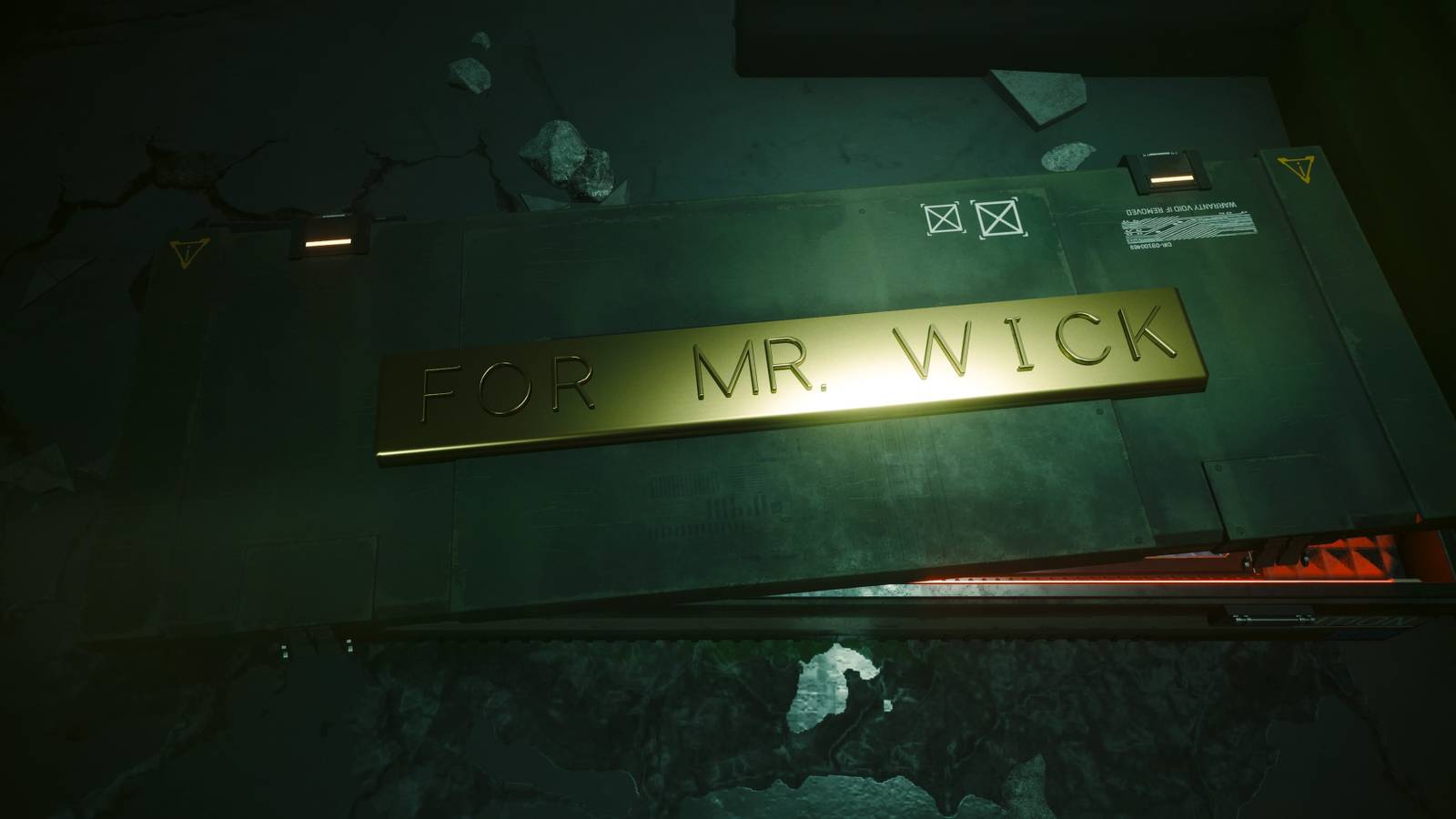 for mr. wick gun crate in Cyberpunk 2077