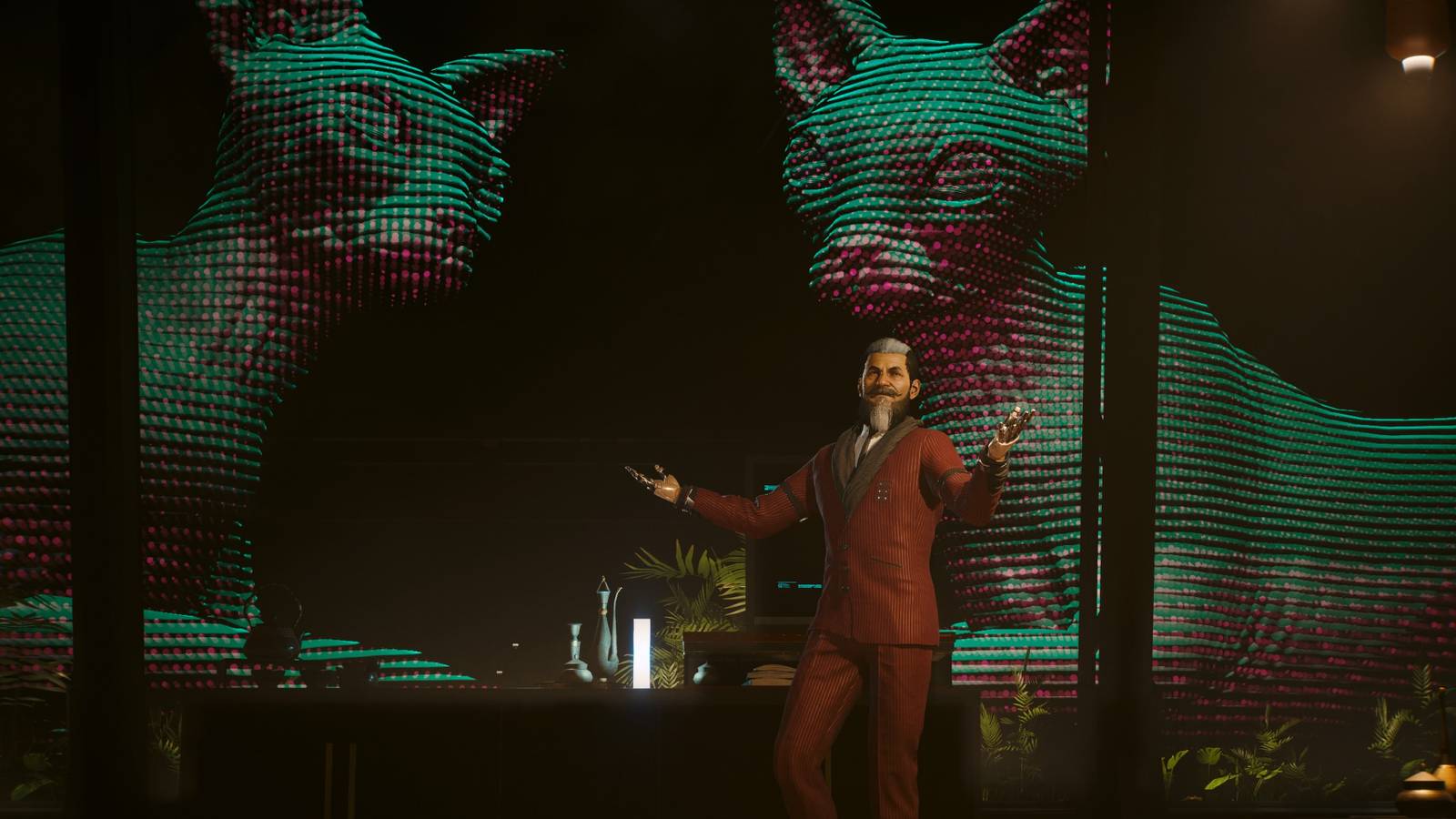 mr. hands in his office in dogtown