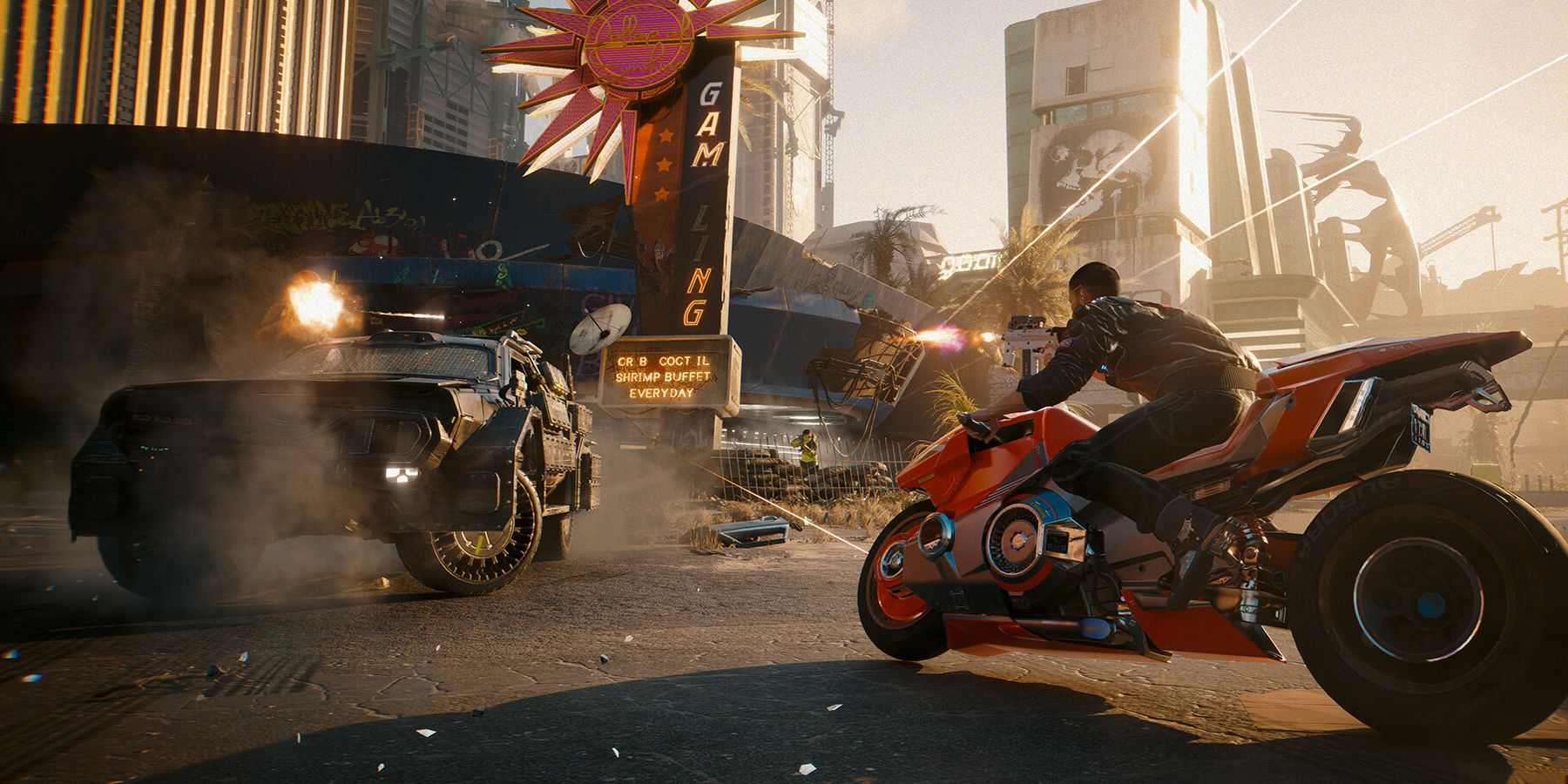 Cyberpunk 2077 continues to dominate Steam charts, outshining EA