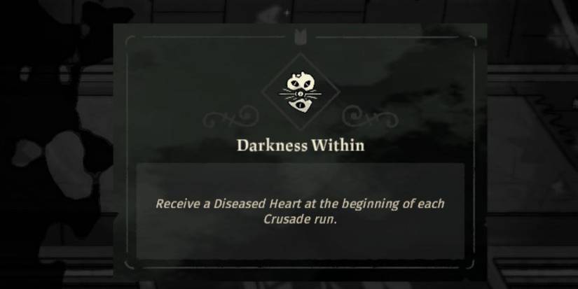 The Darkness Within upgrade in Cult of the Lamb