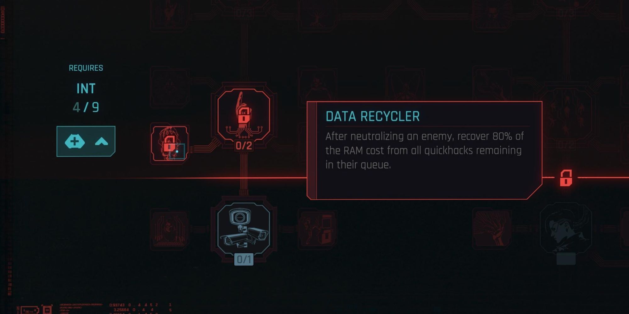 The Data Recycler skill in Cyberpunk 2077