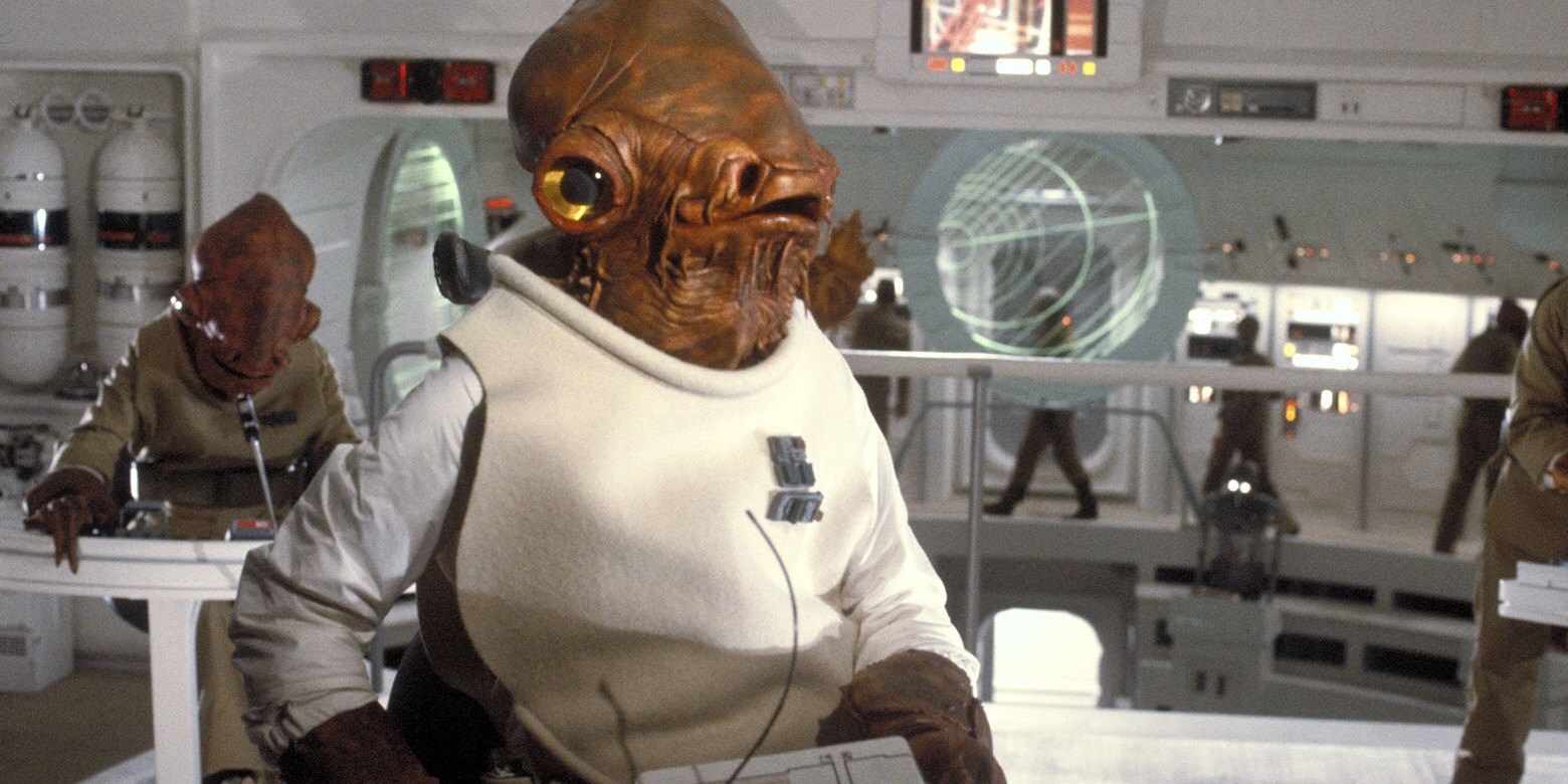 databankAdmiral Ackbar commands the Rebellion fleet and gets caught in trap 