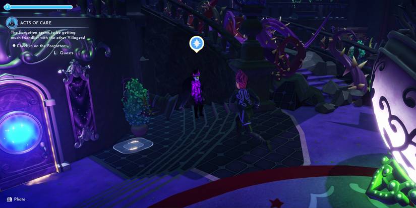 Acts of Care quest with the Forgotten in Disney Dreamlight Valley.