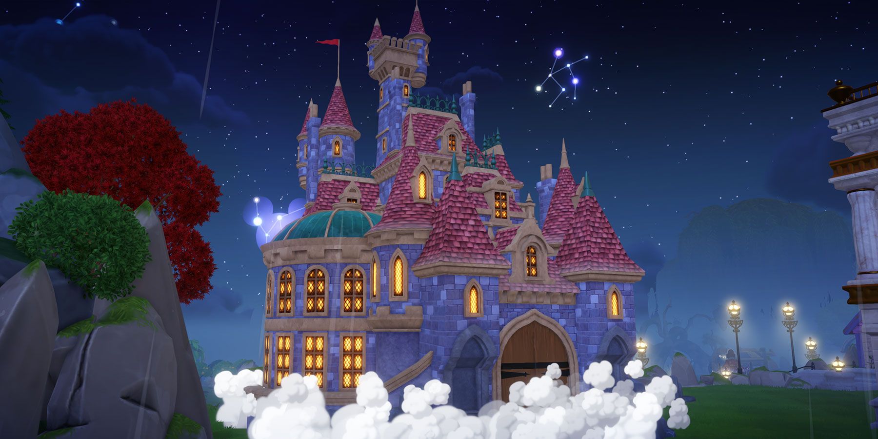 Beast's Castle in Disney Dreamlight Valley.