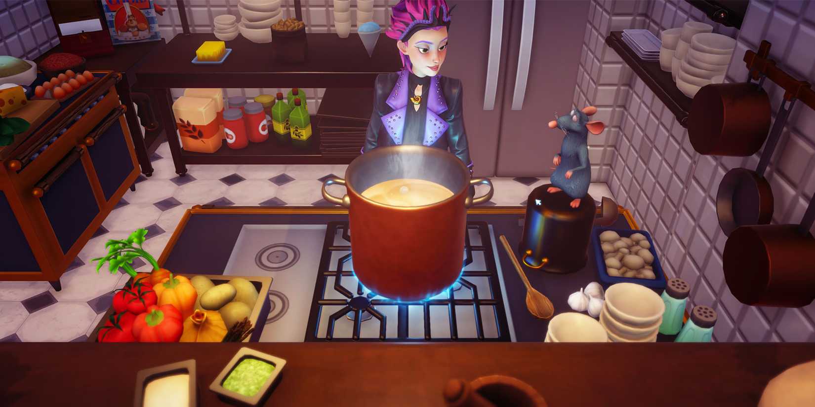 making meals for villagers in chez remy in disney dreamlight valley