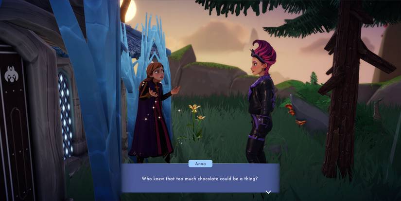 Deal of the Day: The Chocolate Fountain quest with Vanessa and Anna in Disney Dreamlight Valley.