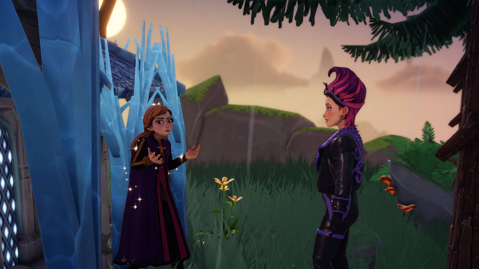 Deal of the Day: The Chocolate Fountain quest with Vanessa and Anna in Disney Dreamlight Valley.