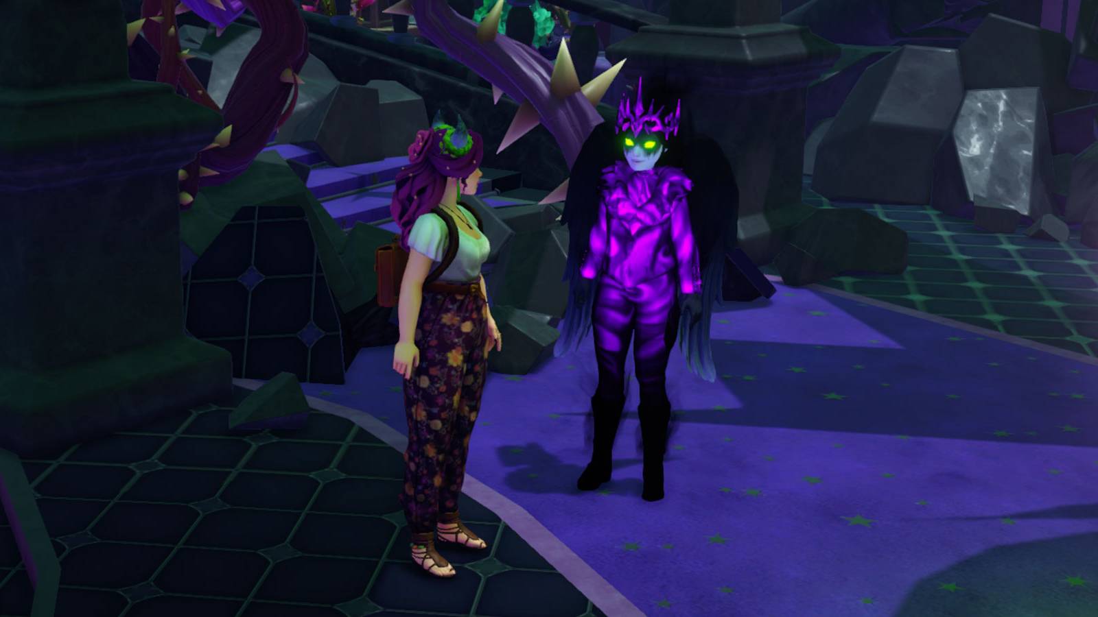 Player and The Forgotten in Disney Dreamlight Valley