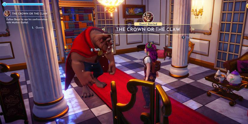 The Crown or the Claw quest in Disney Dreamlight Valley.