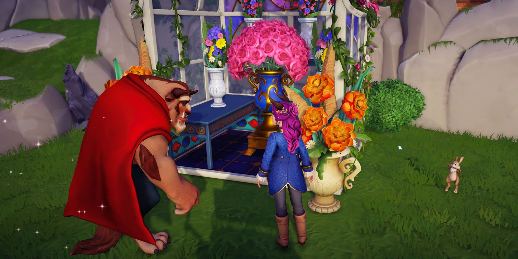 The Beast's Greenhouse unlocked in Disney Dreamlight Valley.