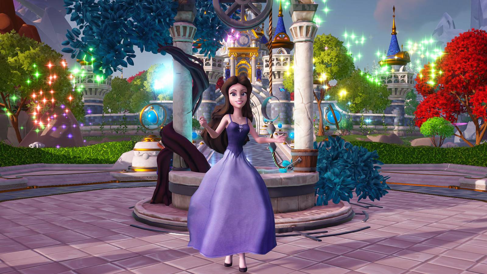 Ursula as Vanessa in Disney Dreamlight Valley.