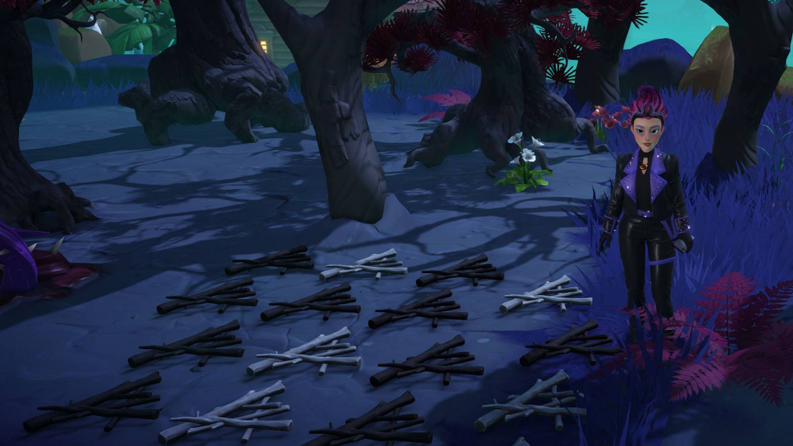 Dark and Dry Wood in Disney Dreamlight Valley