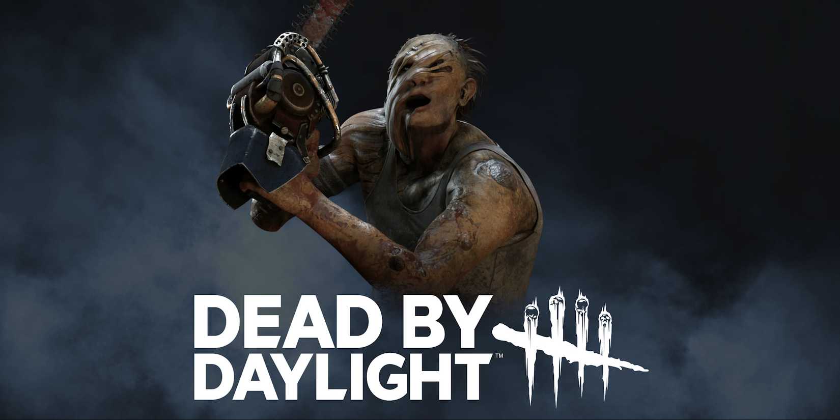 dead by daylight logo fog background the hillbilly