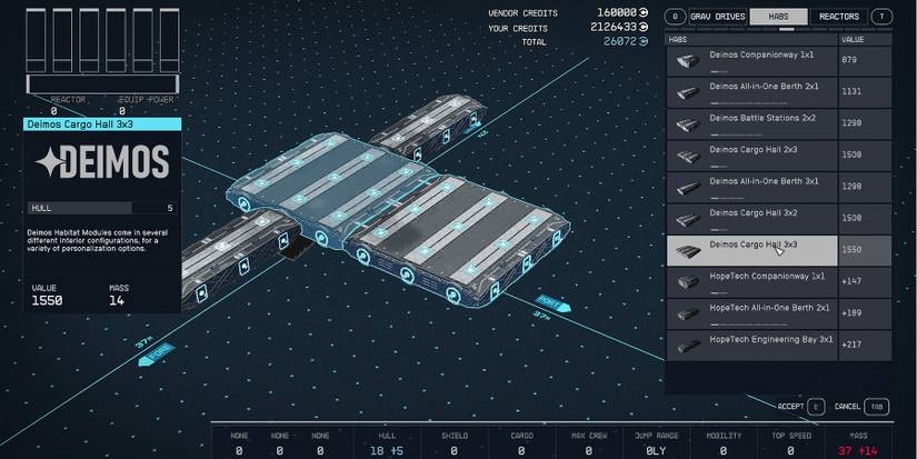 deimos collection in starfield
